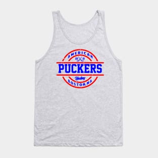 American Puckers Hockey Boston, MA Tank Top